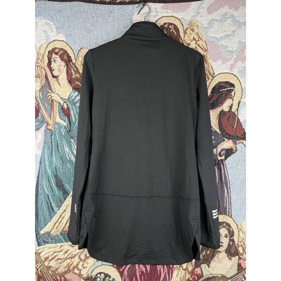 Veil Garments Spark Half Zip Pullover Sz S Black Long sleeve Modest Performance - Picture 6 of 8